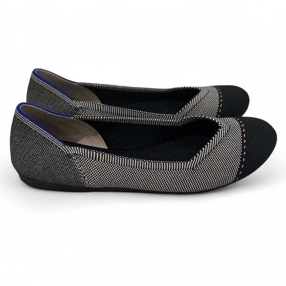 Rothy's The Flat Grey Mist Captoe Ballet Flats